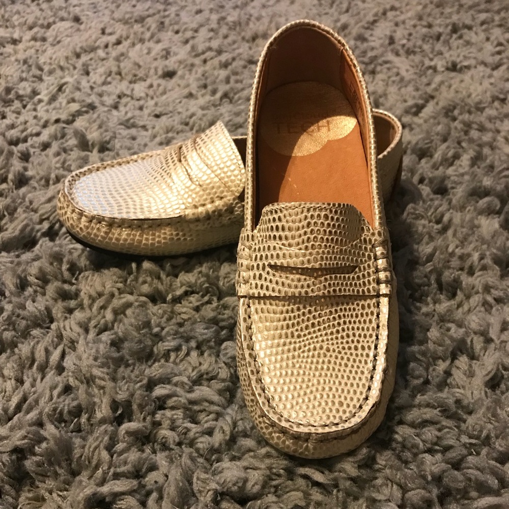 Umi Mariel Loafer - Gold (little girls)